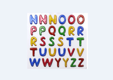 Autoadesivi sicuri della lettera di scintillio, autoadesivi dell'alfabeto dei bambini di asilo