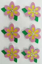 Autoadesivi stampabili sfocati del tessuto del partito del fiore per stampa dello schermo della carta di regalo delle ragazze