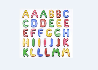 Autoadesivi gonfi su ordinazione colorati di alfabeto per la decorazione Eco della parete della stanza del bambino amichevole